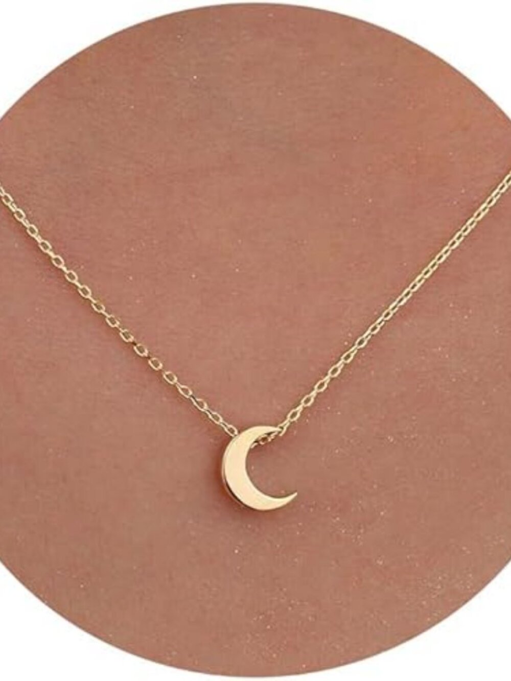 14K Gold Plated Dainty Charm Necklace for Women